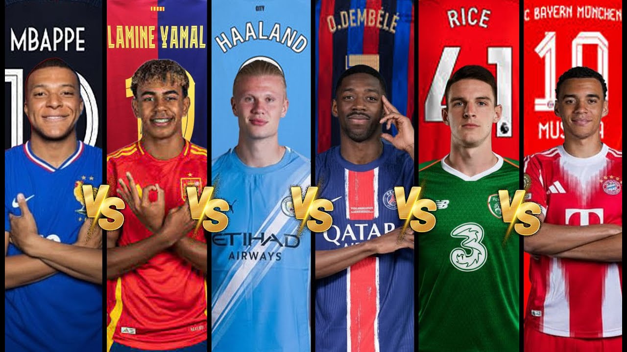 6 Superstars, 1 Crown 👑  Mbappé vs Yamal vs Haaland vs Dembélé vs Rice vs Musiala