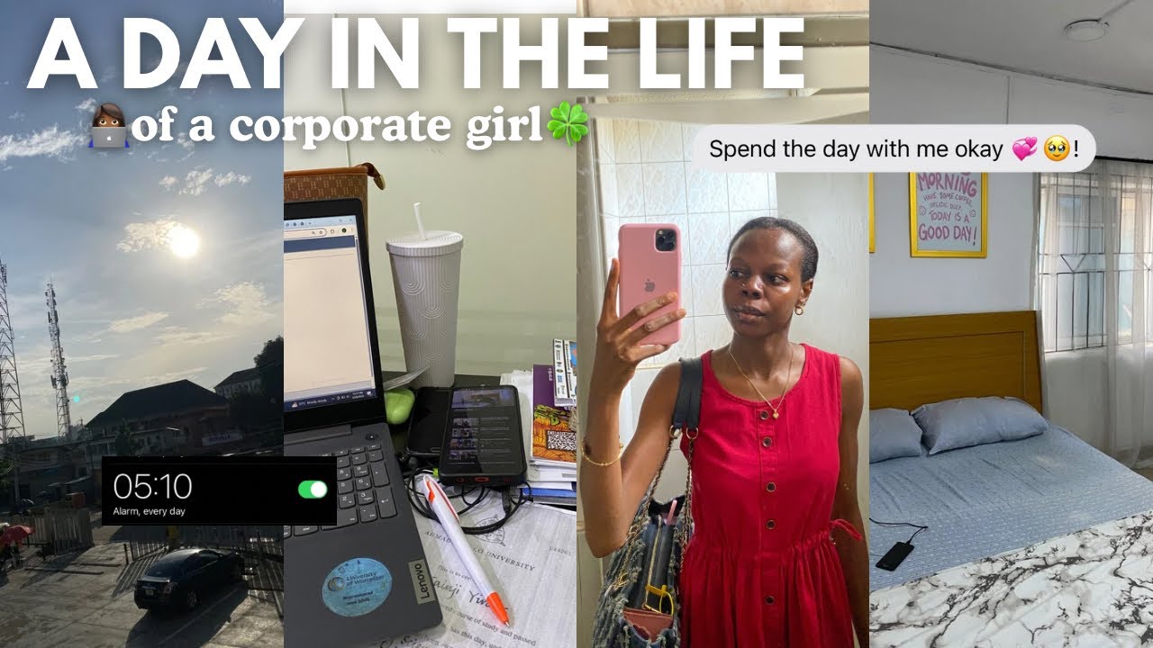 day in the life👩🏾‍💻🍀|realistic corporate life| working9-5 office job| after work routine
