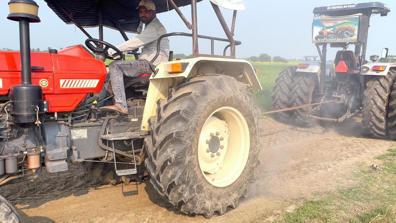 King Shera Ko Do Tractor Se Khicha 💪 | Powerful Tractor Challenge