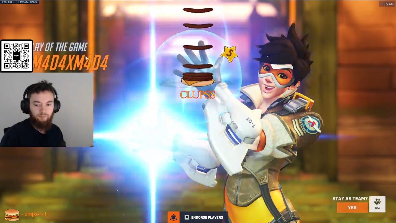 POTG! DAFRAN TRACER + CASSIDY OVERWATCH 2 SEASON 11 GAMEPLAY