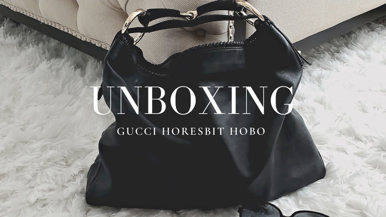 Unboxing / Gucci Horsebit Calfskin Hobo #Fashionphile #Gucci #LouisVuitton #WIMB #Horsebit