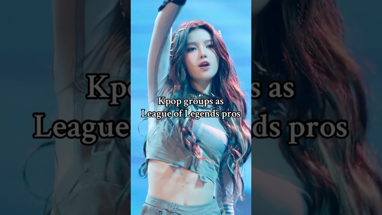 Kpop groups as League pros