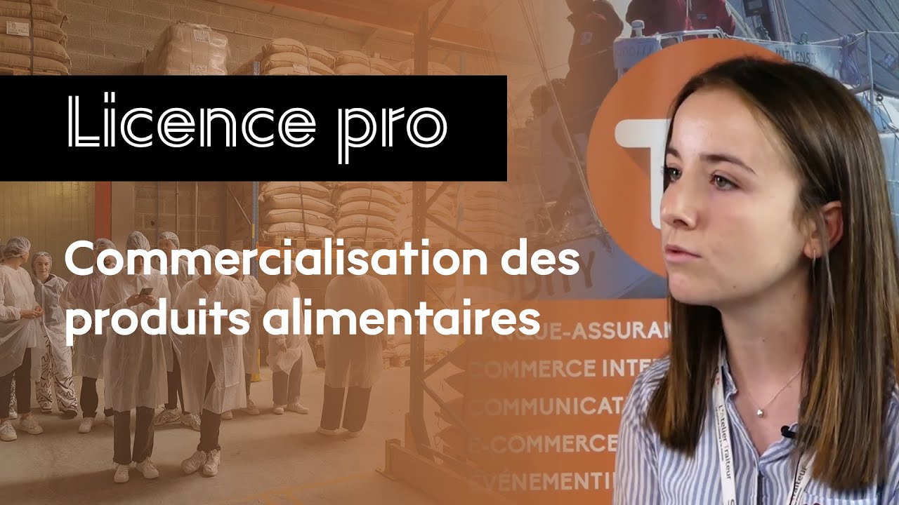 Licence Pro Commercialisation des Produits Alimentaires : Amélie étudiante, partage son expérience !