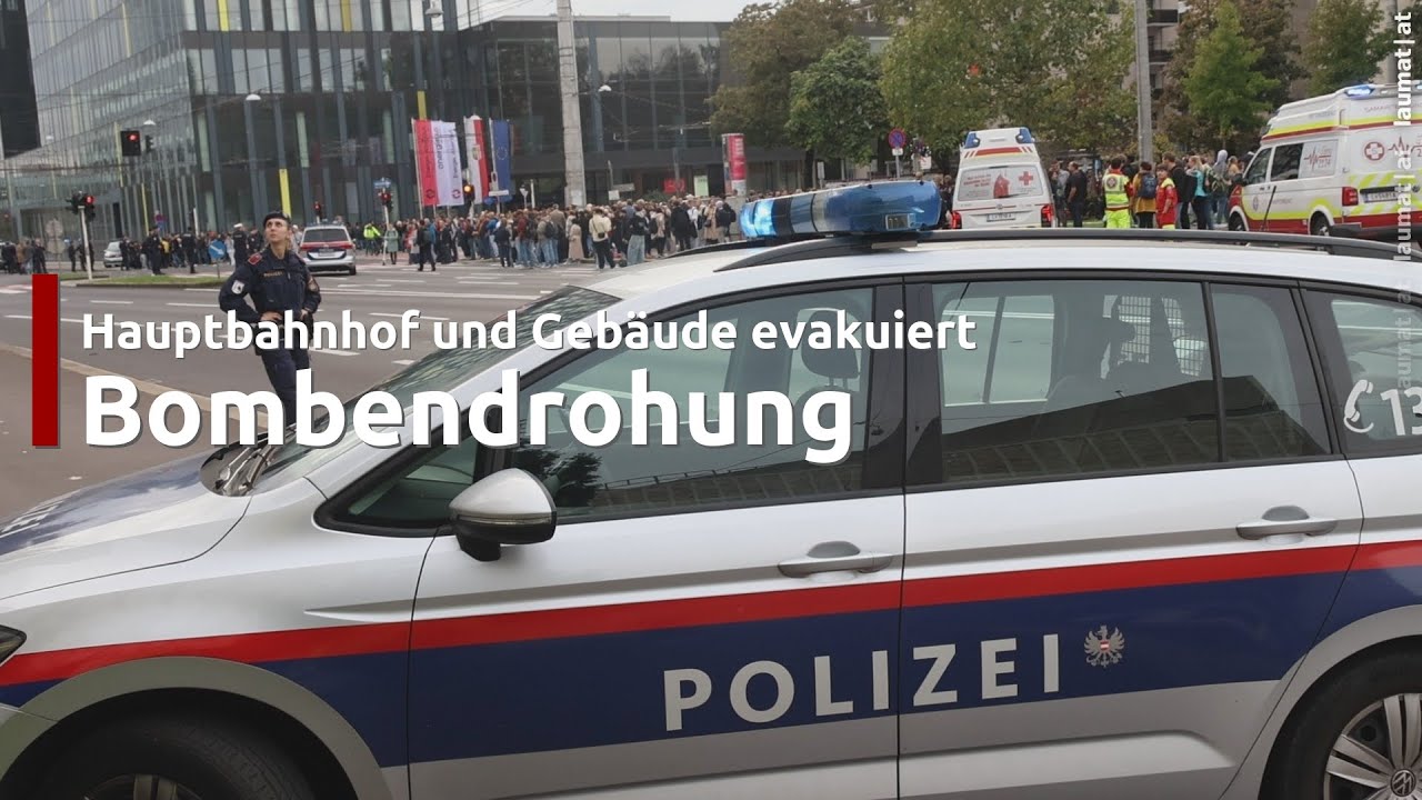 Bombendrohung: Tausende Personen nach Drohung gegen Linzer Hauptbahnhof evakuiert