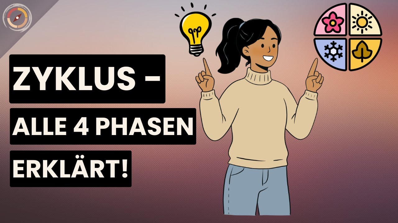 Menstruationszyklus verstehen: Die 4 Zyklusphasen bei Frauen einfach erklärt 🌸