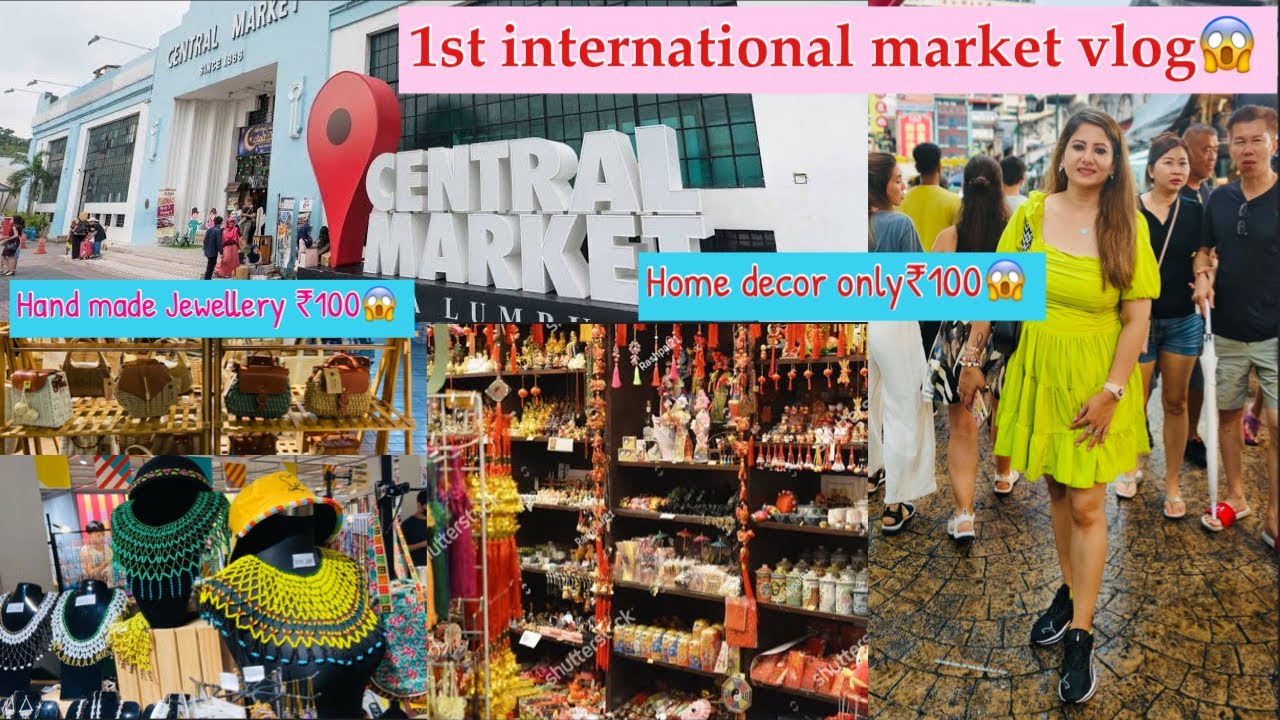 International Central market Malaysia handmade bags, jewellery,home decor only₹100😱