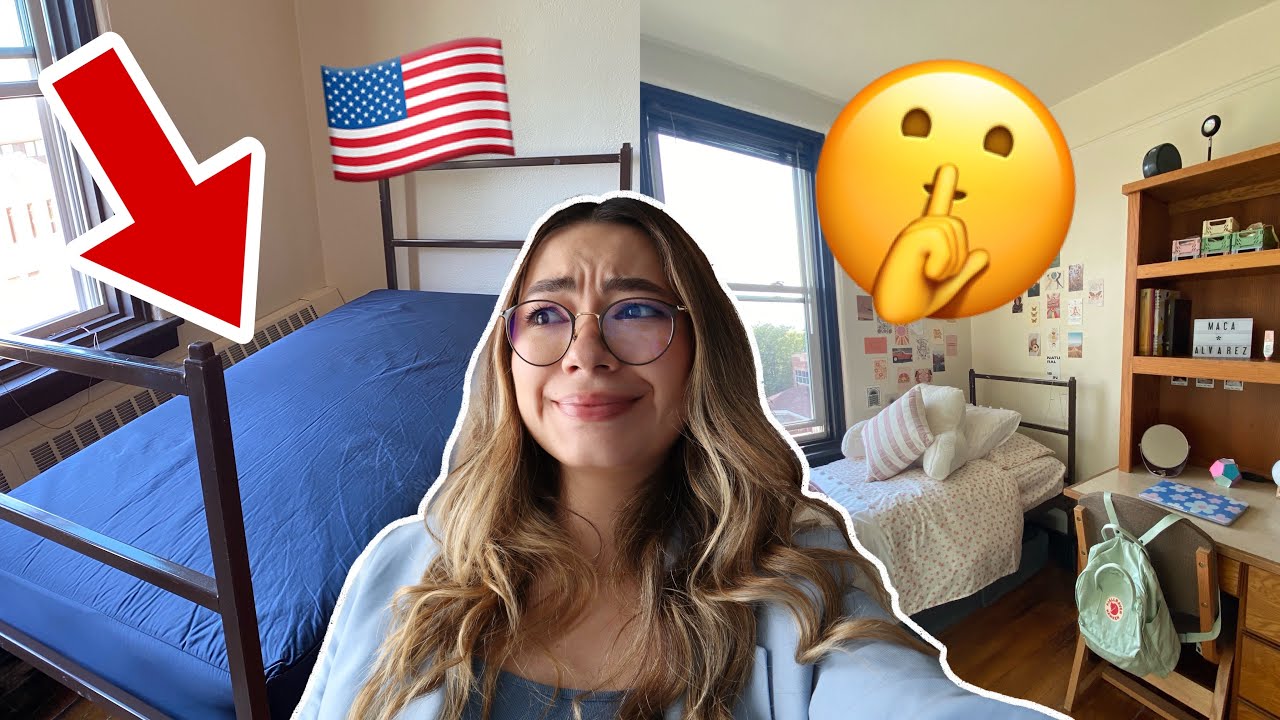 NO SABES esto de vivir en un DORMITORIO UNIVERSITARIO en USA