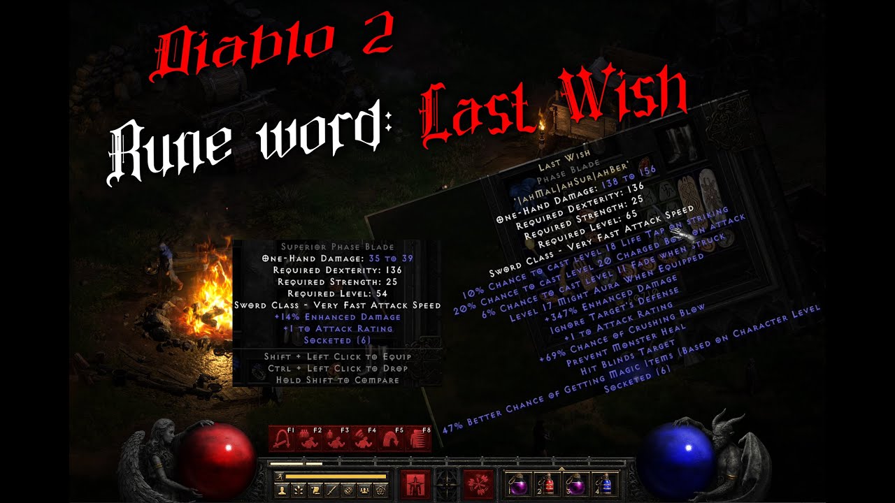 First time making LAST WISH in diablo 2!
