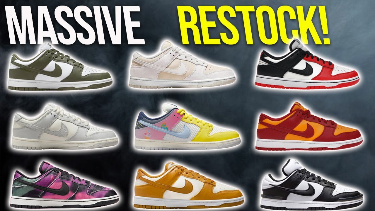 BIGGEST NIKE DUNK RESTOCK IS LIVE!