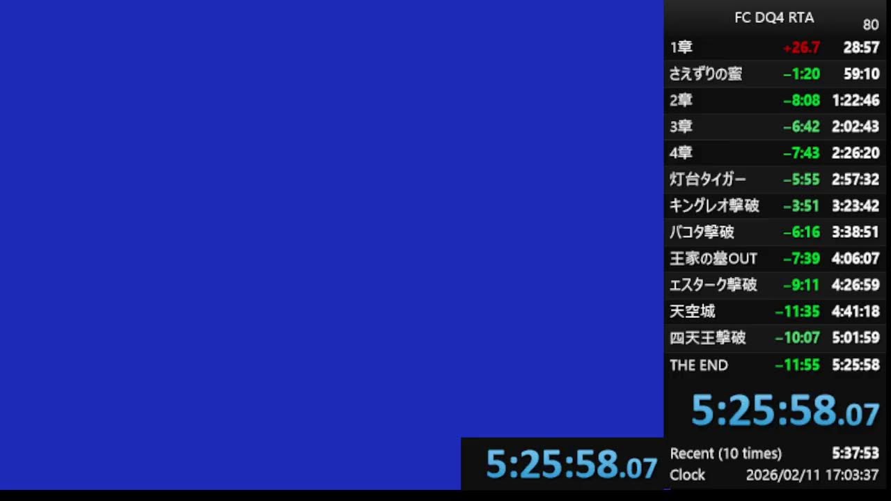 【DQRTAツアー2025 】DQ4RTA2本目【DQ五輪】