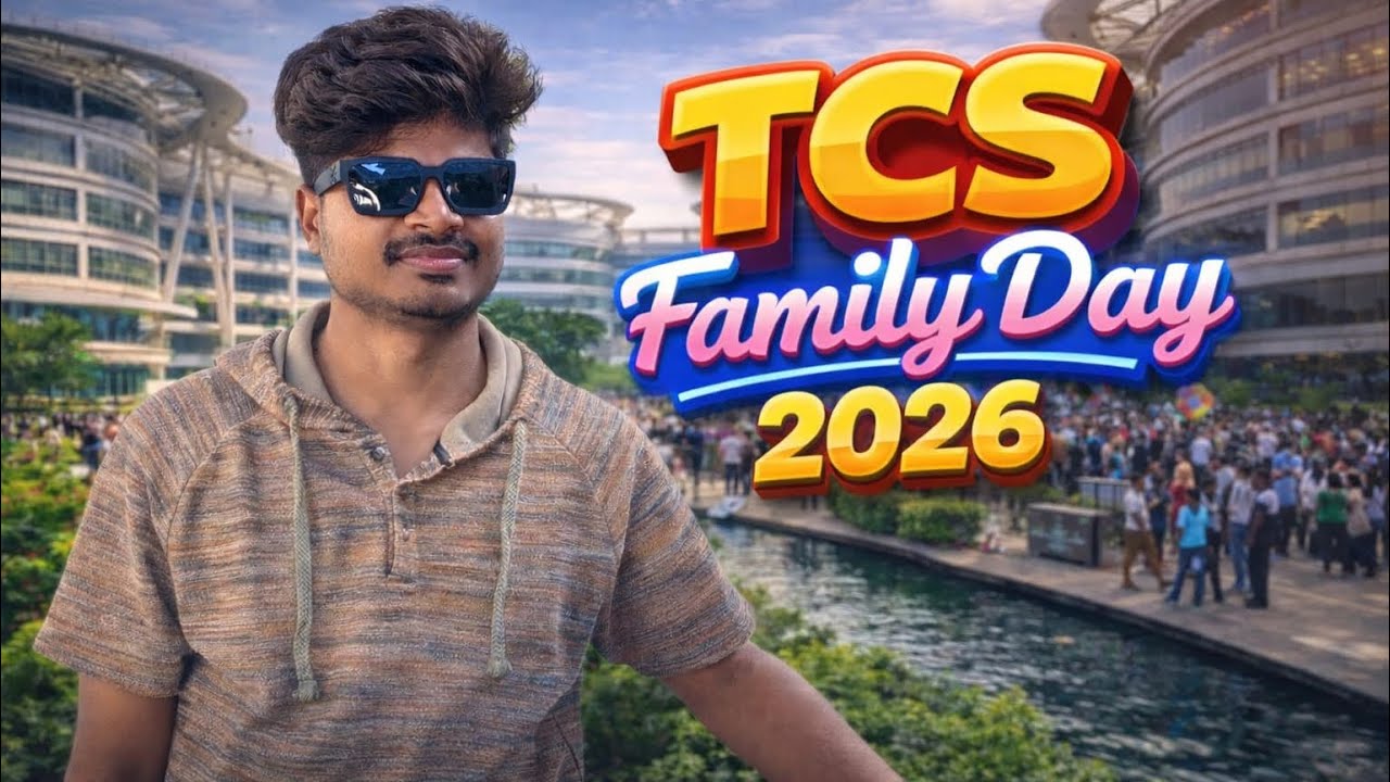 “TCS Family Day at Siruseri,Chennai 😱 | Campus Vlog🫶🏽🙆🏻‍♀️|