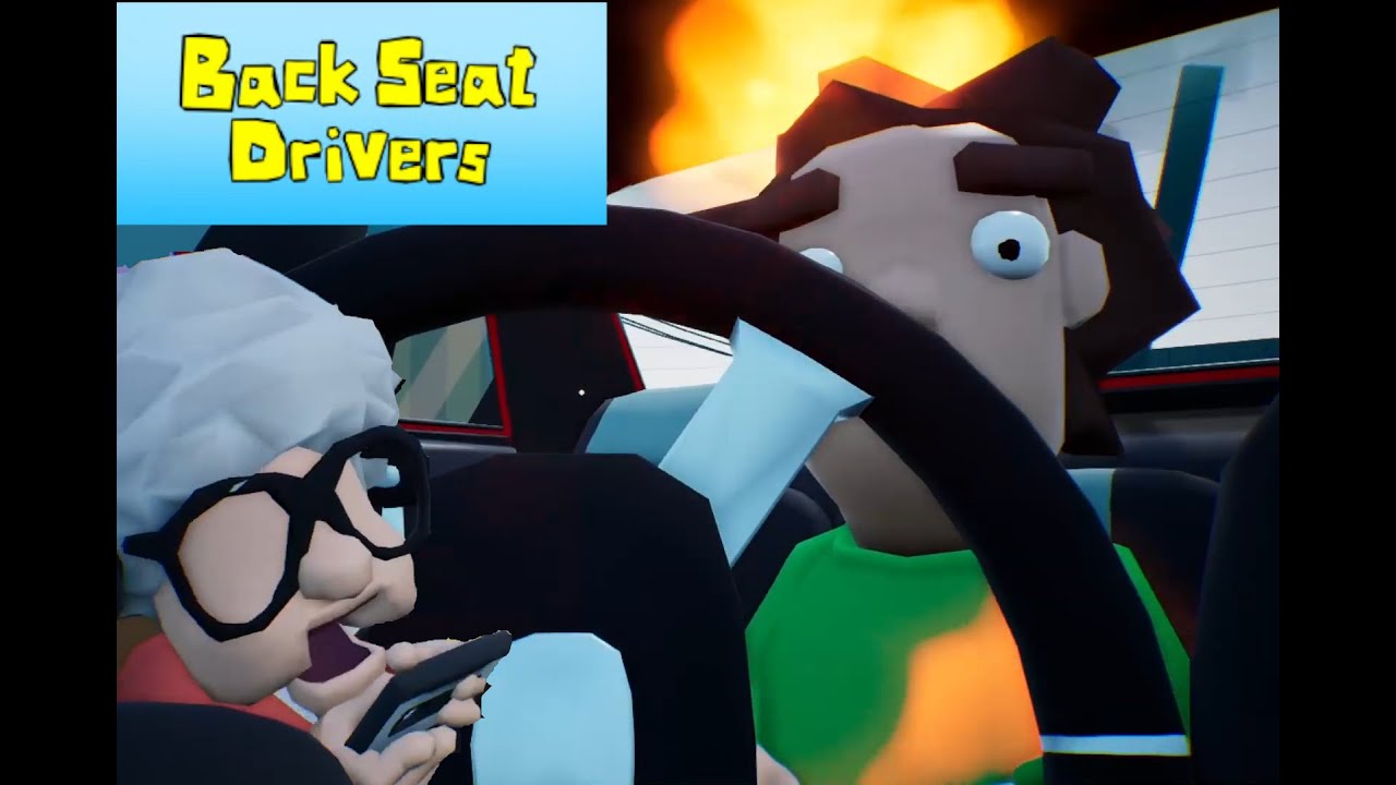 Backseat drivers / hay que ayudar a la abuelita a conducir
