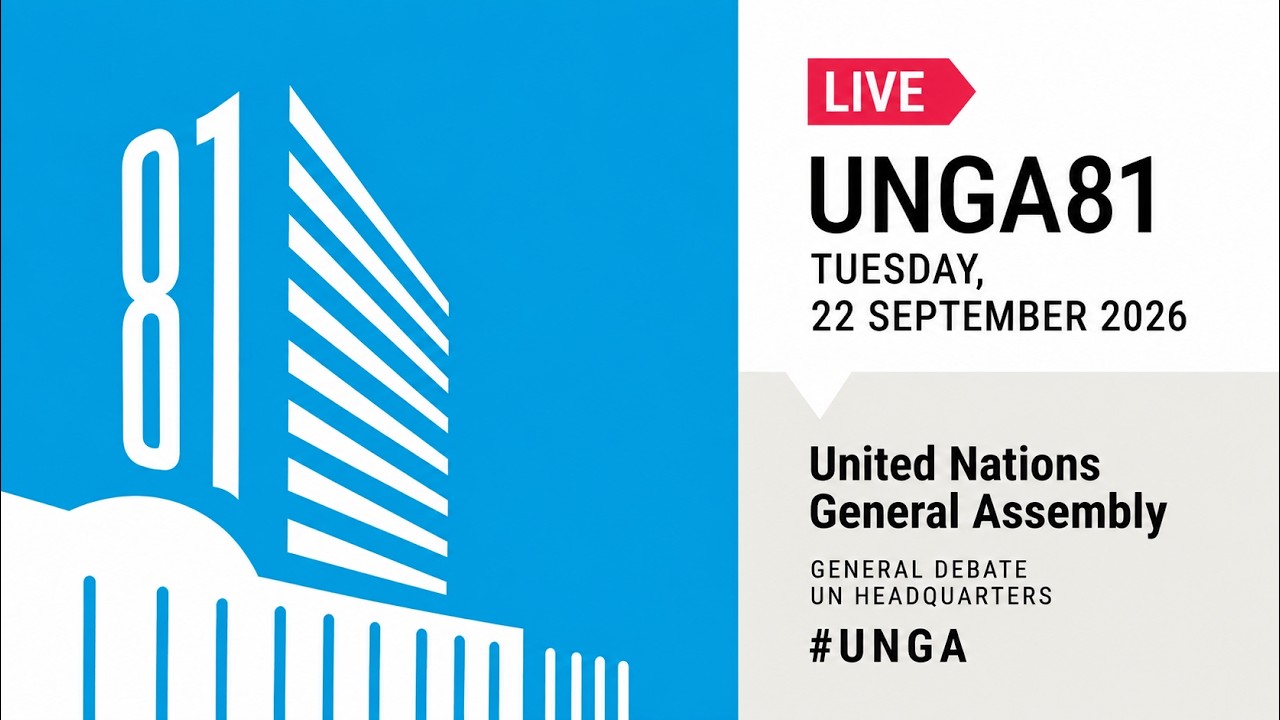 UN General Assembly 2026 LIVE: World Leaders Address UNGA 81 General Debate | Day 1