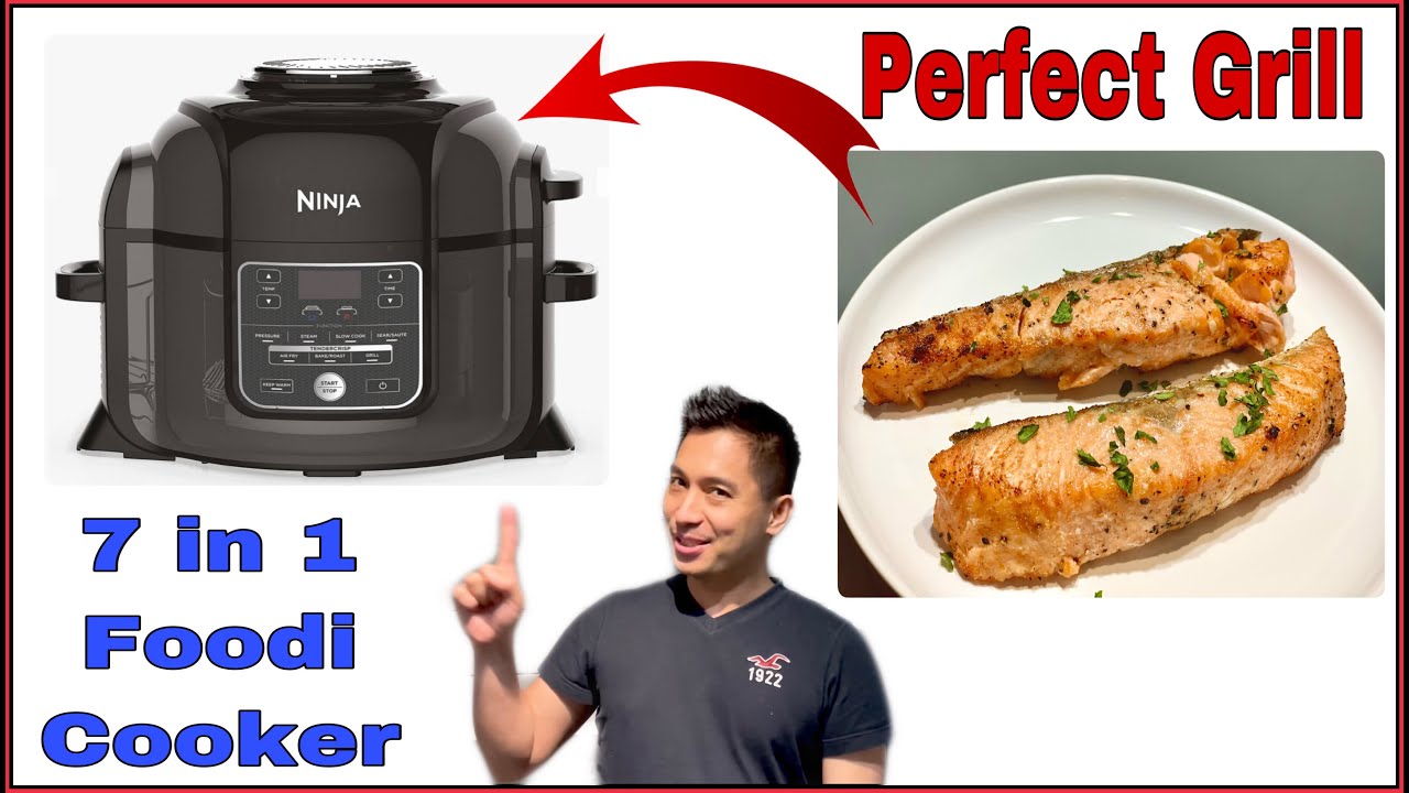 7 in 1 Ninja Foodi Cooker -Perfect Grilled Salmon || Watch until the end