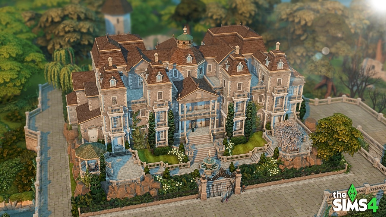 Ravenwood Care Mansion | Sims 4 Speed Build | NO CC