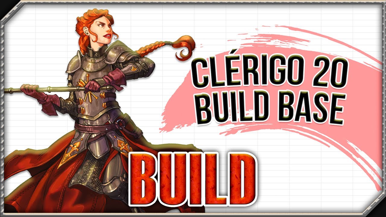 Combo de Clérigo Suporte do 1 ao 20 (apenas livro base) | Build de Tormenta 20