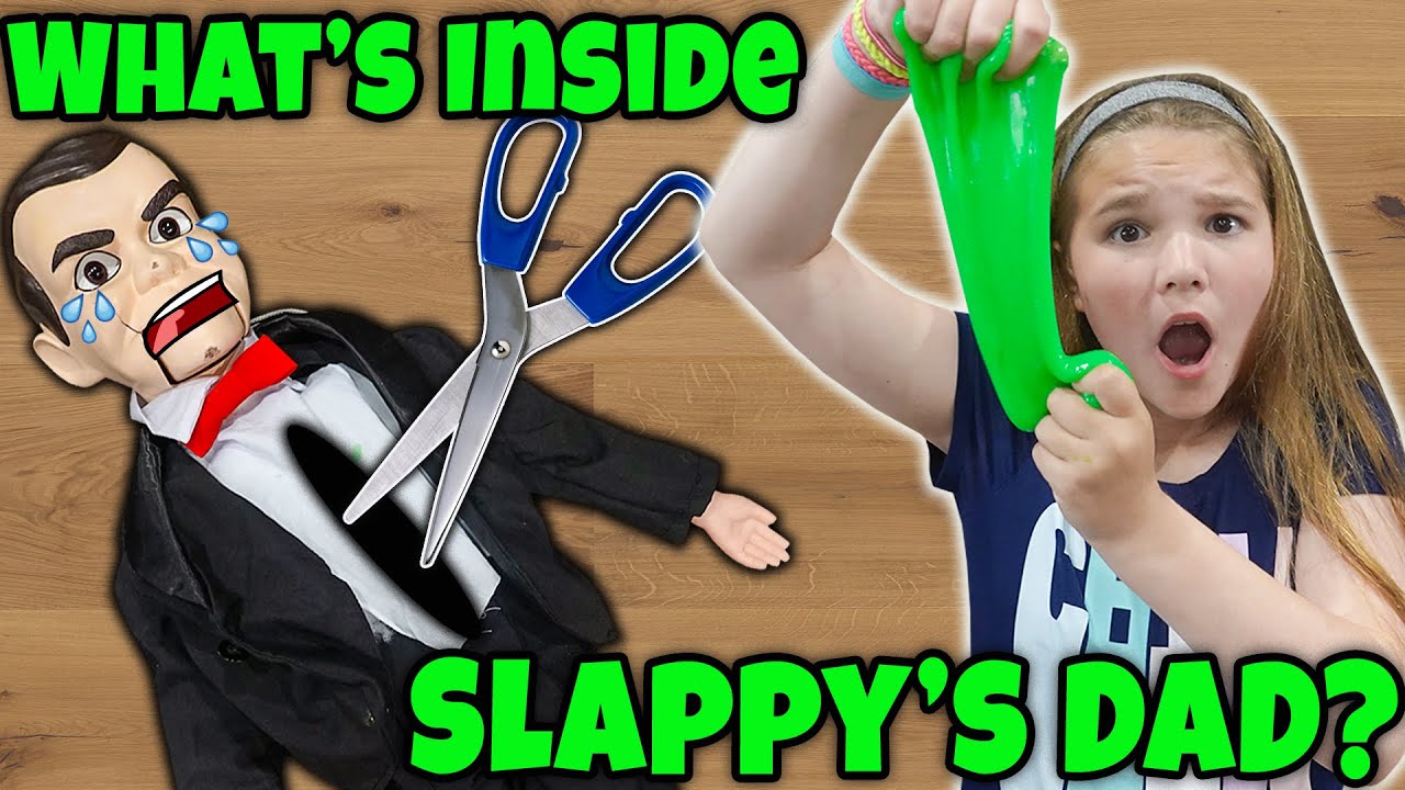 What's Inside The REAL Slappy! Cutting Open Creepy Dummy?
