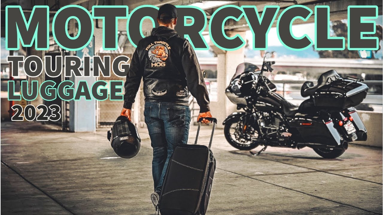 Motorcycle Travel Setup 2023 😎 A travel bag with wheels.