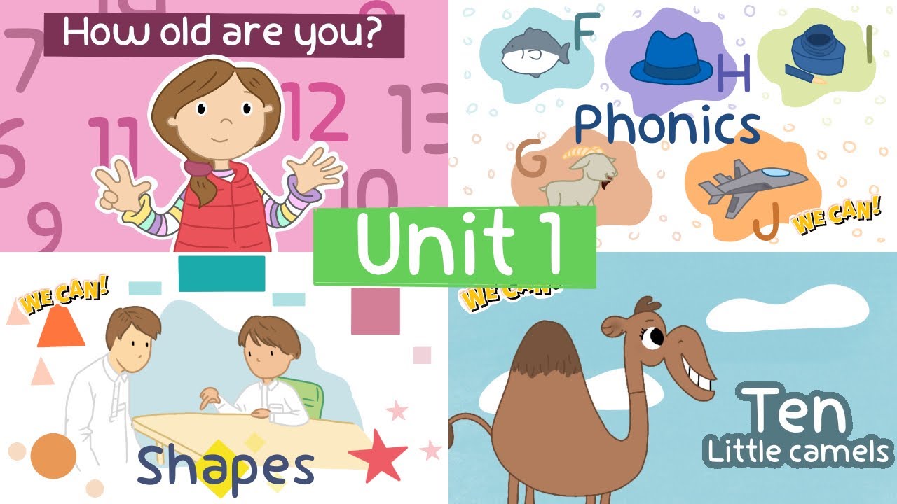 الوحدة الأولى كاملة How old are you? | we can 1 أولى ابتدائي