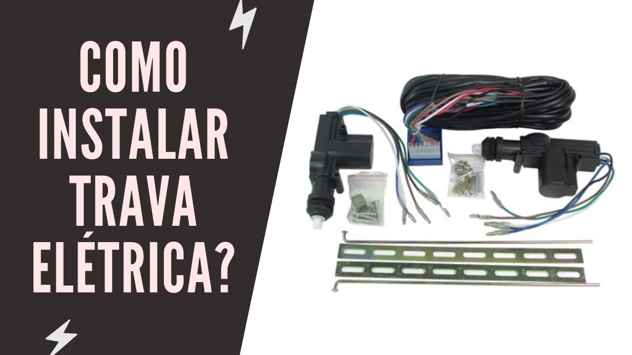 Como instalar kit trava elétrica no carro