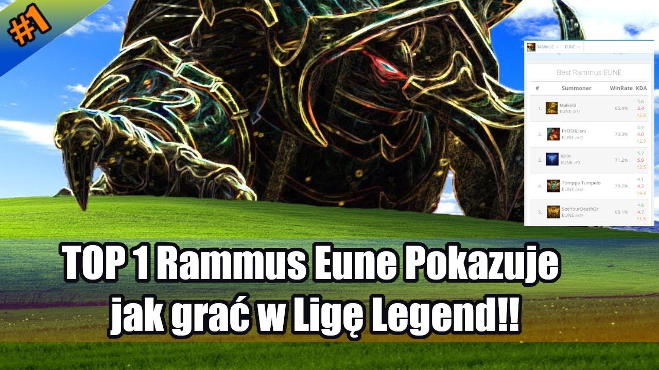 TOP 1 Rammus w Polsce Pokazuje jak grać w Ligę Legend