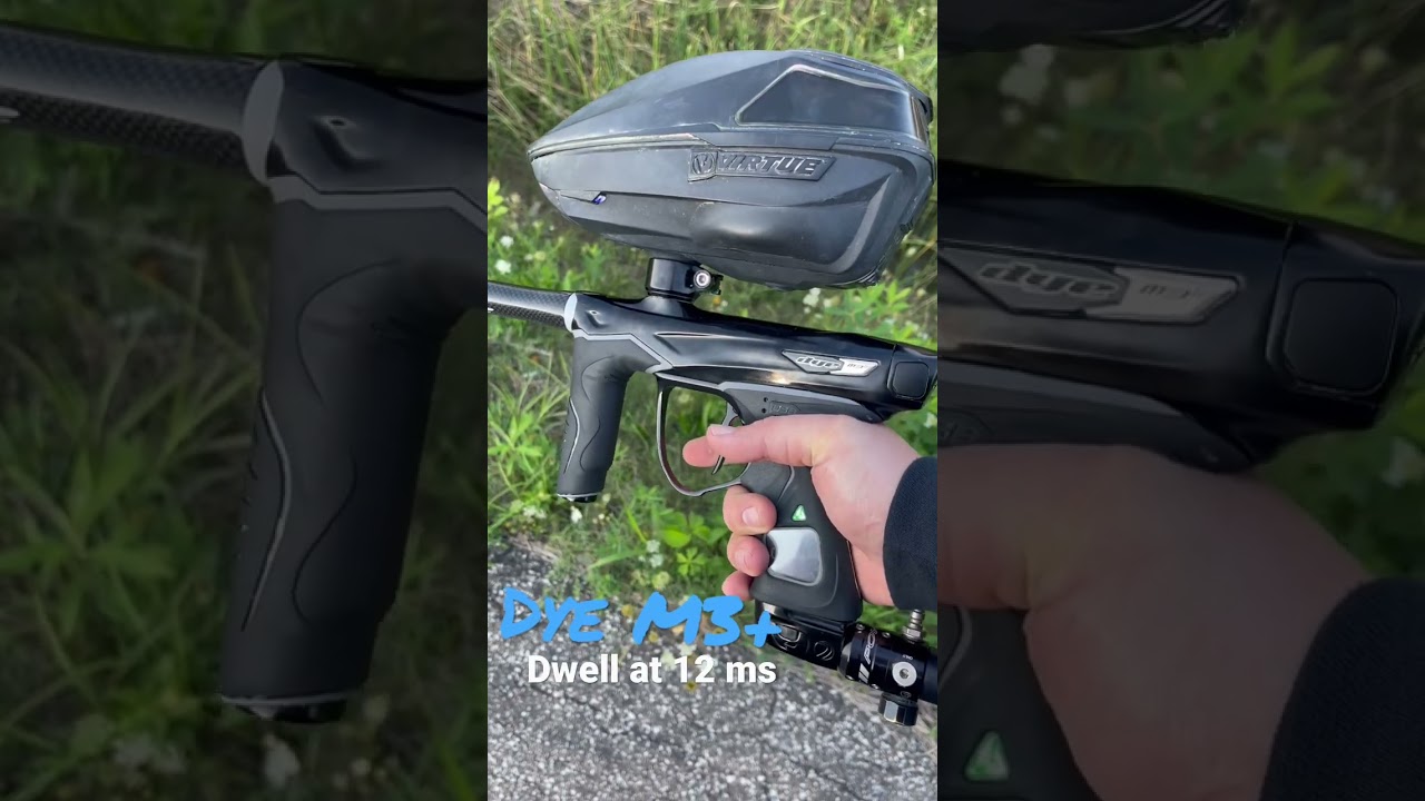 Dye M3+ shooting 12 ms dwell #dye #shorts #short #shortvideo #paintball #pewpew #nice #cool