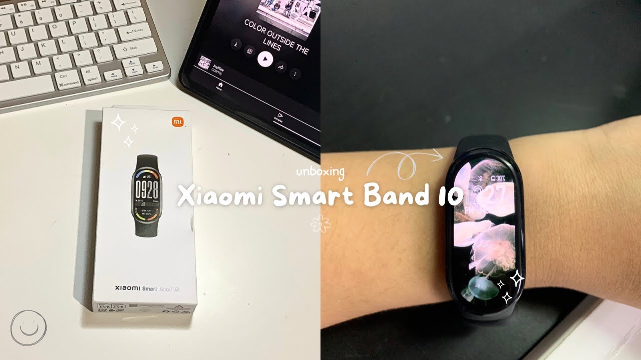 xiaomi smart band 10 unboxing ⏱️🫧 | by xoeniki