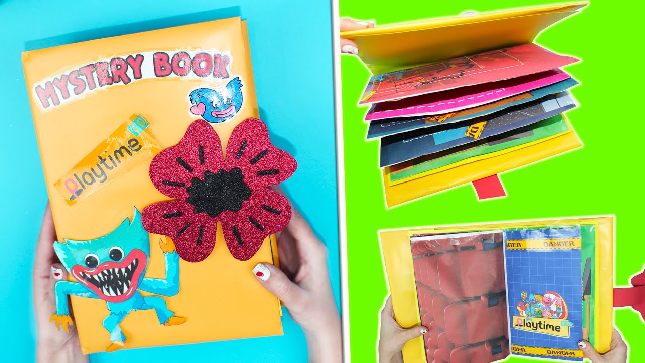 Поппи ПлейТайм с Хагги Вагги своими руками Мистери Бокс из бумаги DIY POPPY PLAYTIME MYSTERY BOX