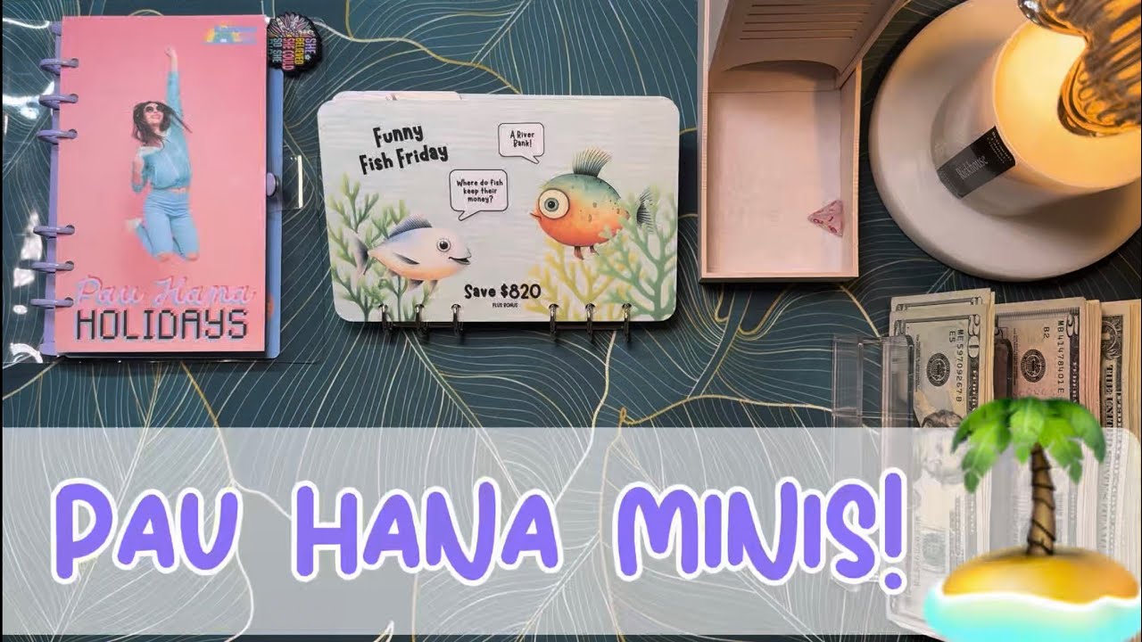 🏝️ Pau Hana Minis! 🏝️ Funny Fish Friday 🐠 Saving $125 + $44! #minisavingschallenges  