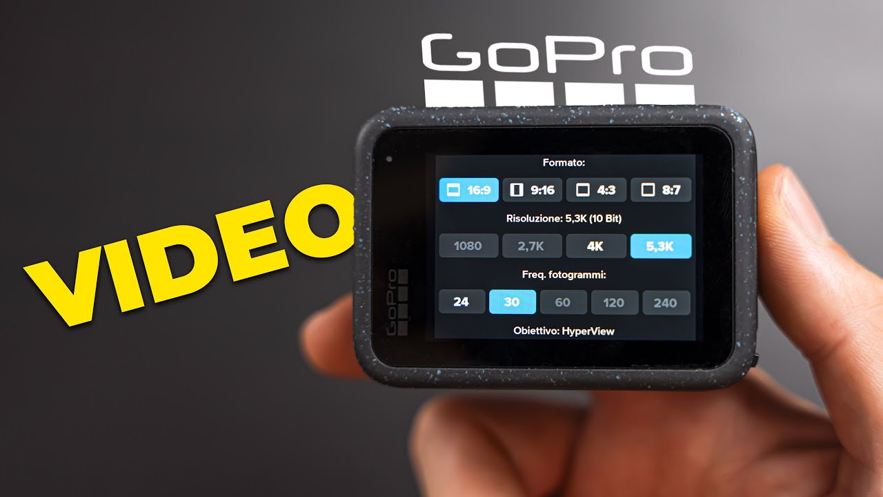 Come Usare la GoPro Hero 12 – Modalità Video, Foto e Temporizzato