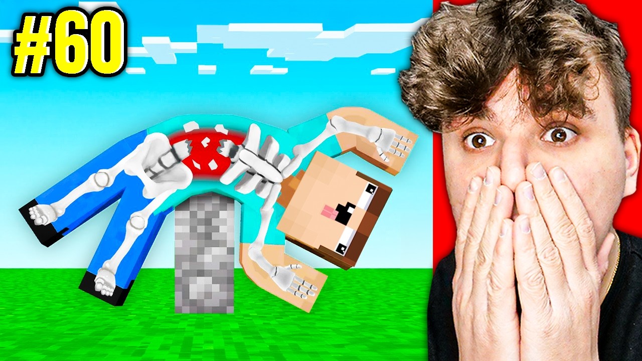 60 NAJGŁUPSZYCH SPOSOBÓW na ŚMIERĆ w MINECRAFT!