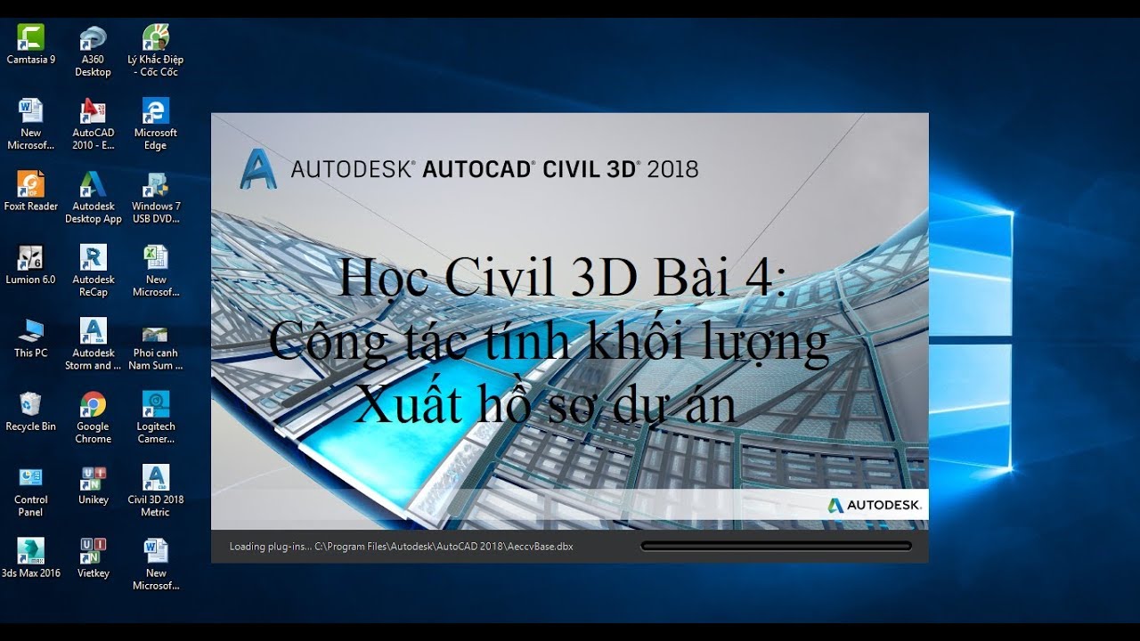 Học Civil3D - Bài 4 Công Tác Tính Khối Lượng - Xuất Hồ Sơ Dự Án