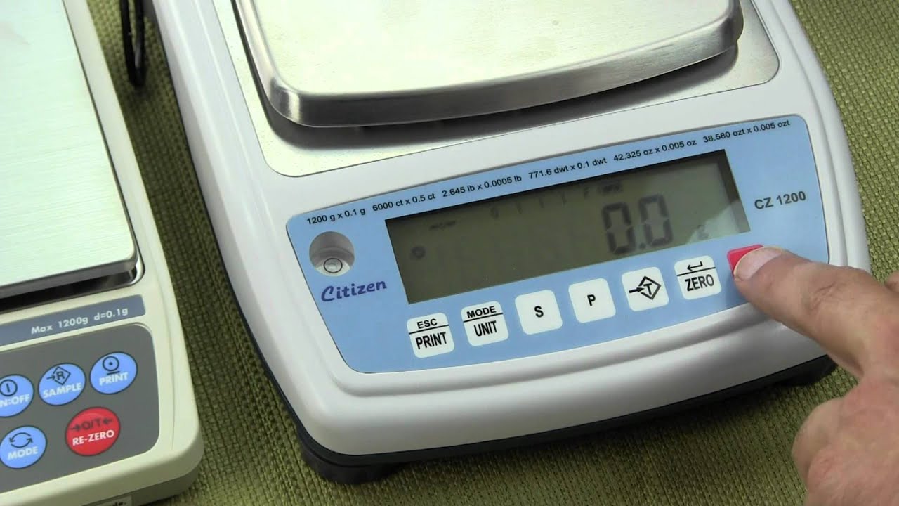 AND EK-1200i verses Citizen CZ1200 NTEP digital scale