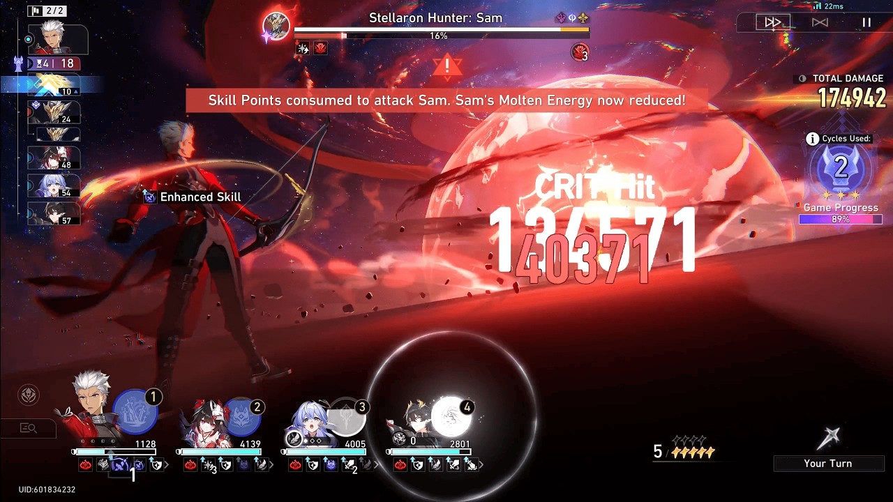 [AA 4.0] E0S0 Archer 2 cycle vs Knight 2 (w/ E1 Robin)