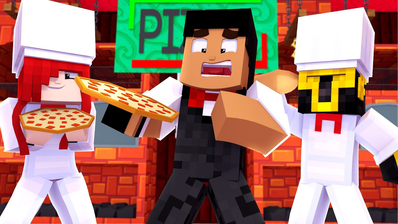 MI MANSIÓN SE CONVIERTE EN UNA PIZZERÍA EN MINECRAFT TROLL 😱🍕