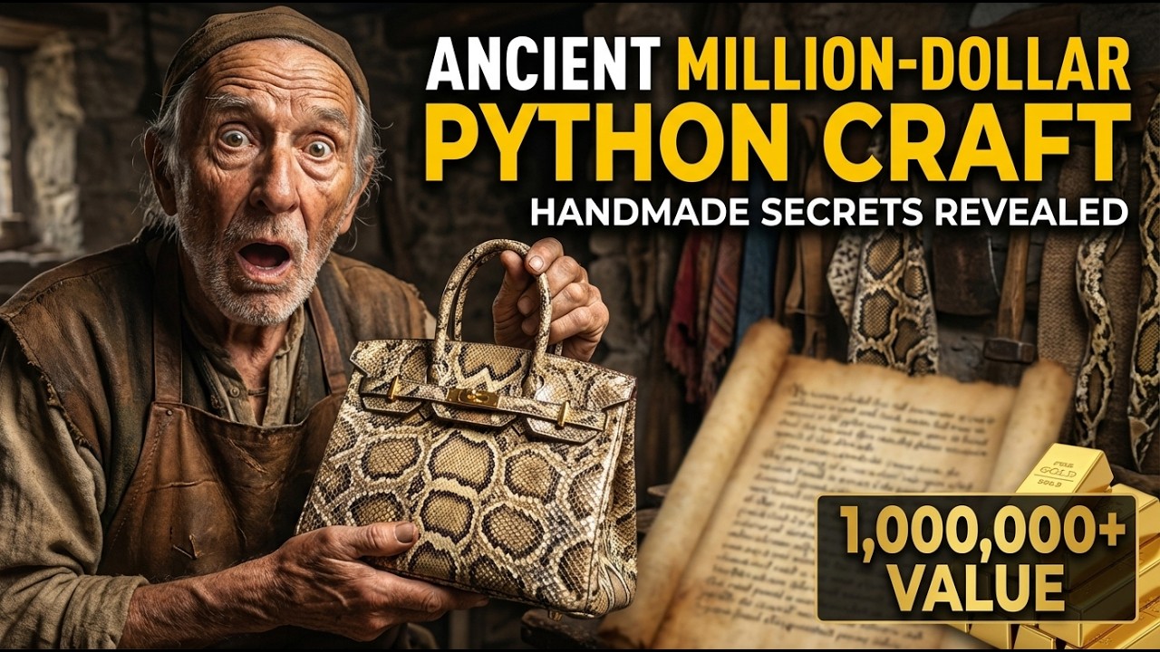 How Million-Dollar Products Are Made from Ball Python Hide