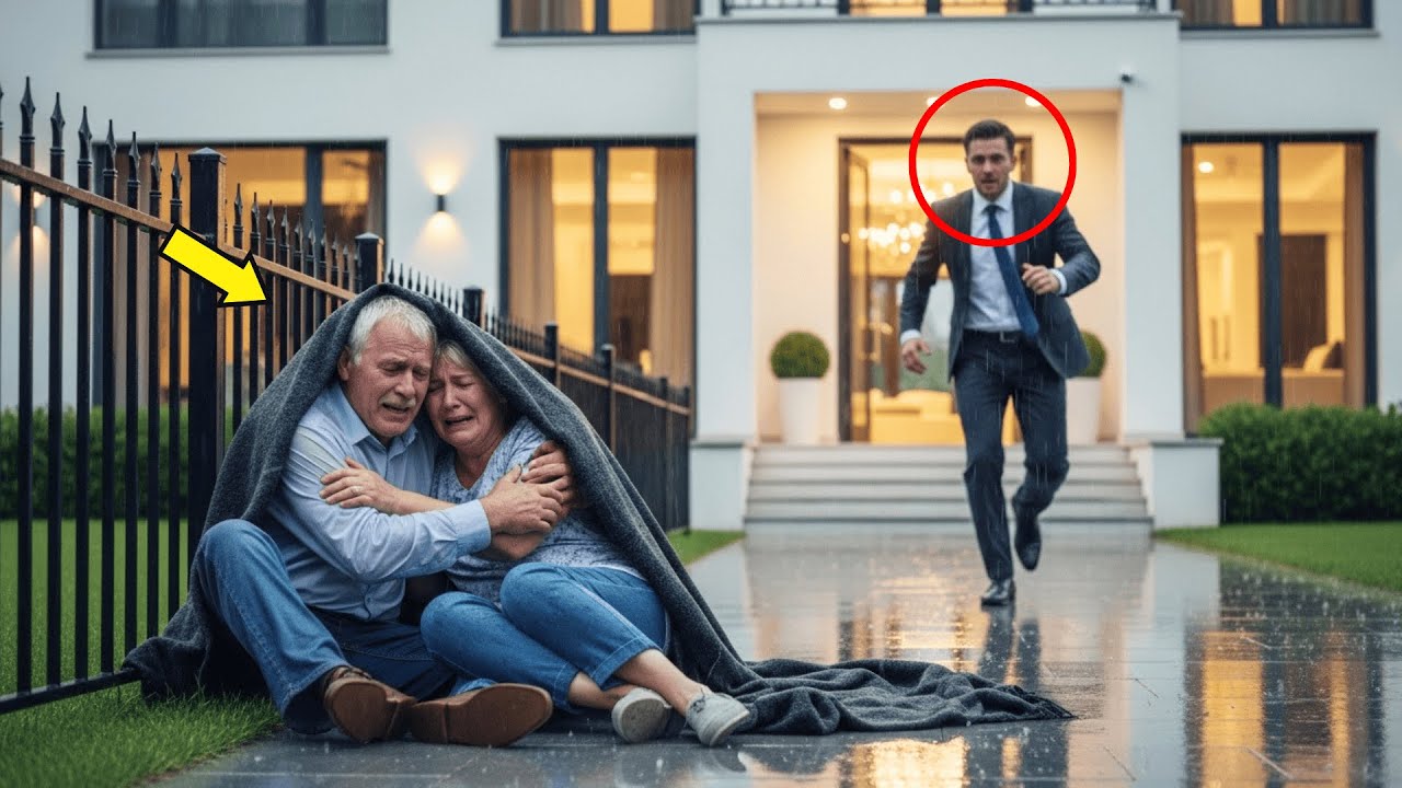 Hij keerde terug als miljonair… maar zag zijn ouders in de regen en ontdekte de hardste waarheid