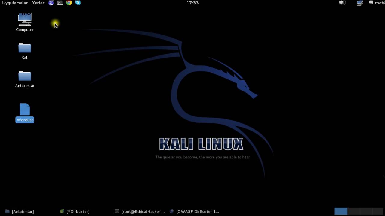Kali Linux - Dirbuster