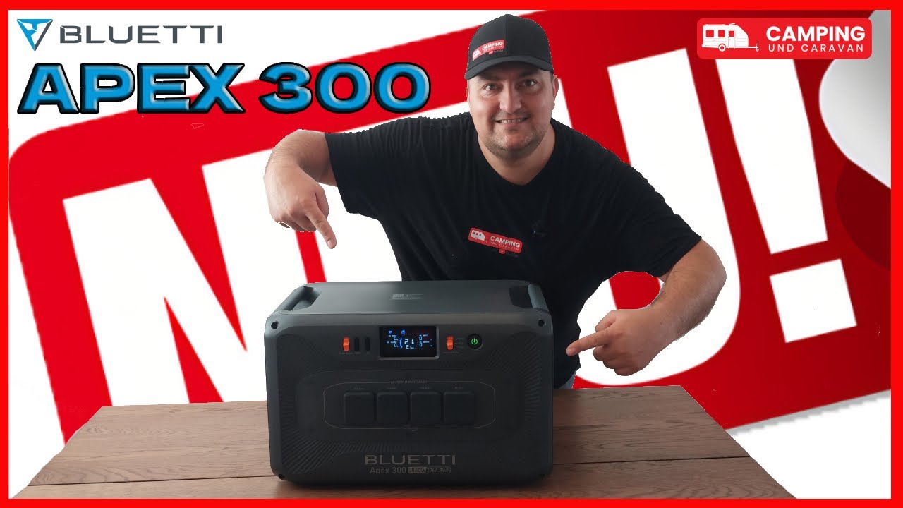 NEU  BLUETTI APEX 300 EU modell Auspacken