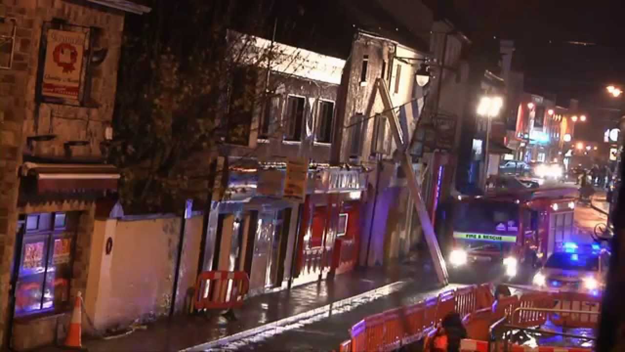 Fire in An Cruiscin Lan Main Street Cavan Monday 10th November