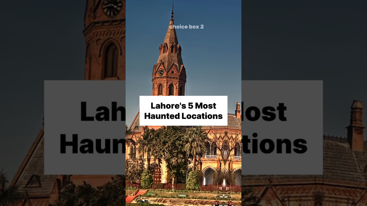 Top 5 most haunted location in lahore #haunted #lahore#top5#location