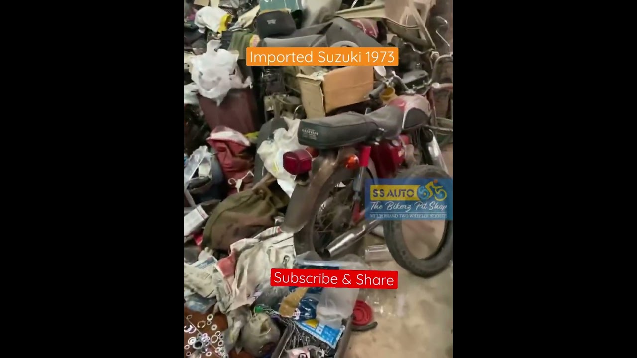 1973 Model Suzuki Imported #vintagebikes #suzuki #motorvlogs