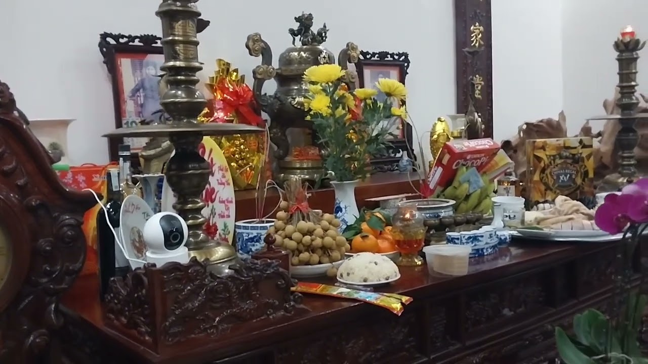 Lễ tiễn Ôg Côn̈g Ôg Táo 23 tháng chạp năm giáp thìn