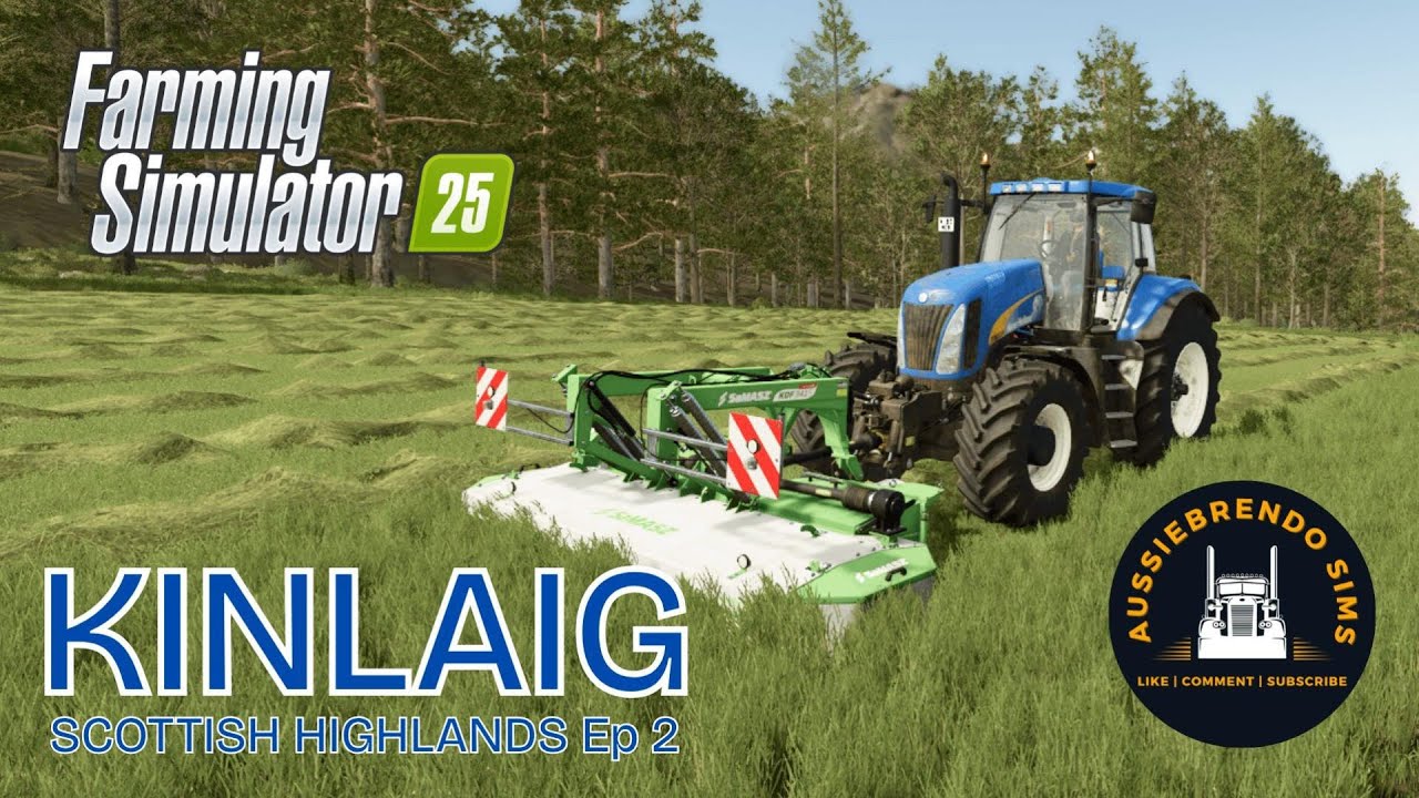 Baling, Mowing and come Crazy Cultivating! | Scottish Highlands | Farming Simulator 25