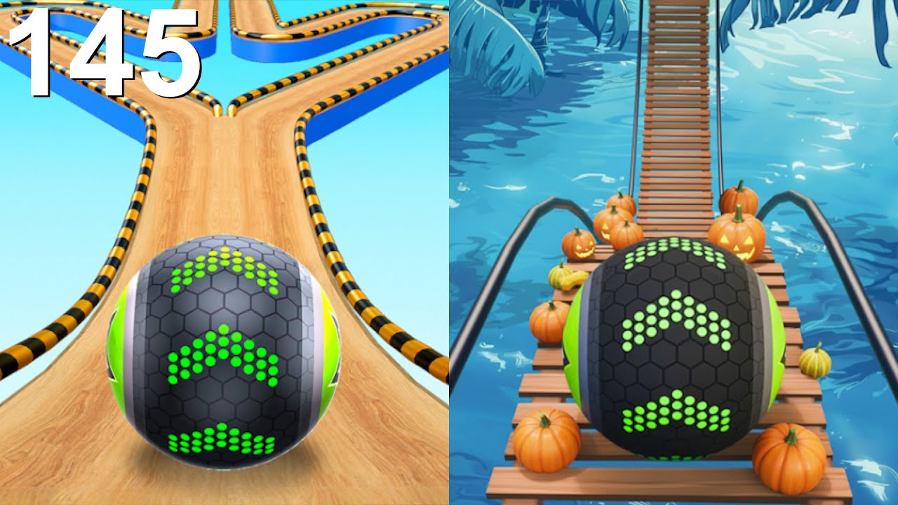 Скоростной забег Going Balls, забавные фейлы на всех уровнях, сложные уровни для Android и iOS (145)