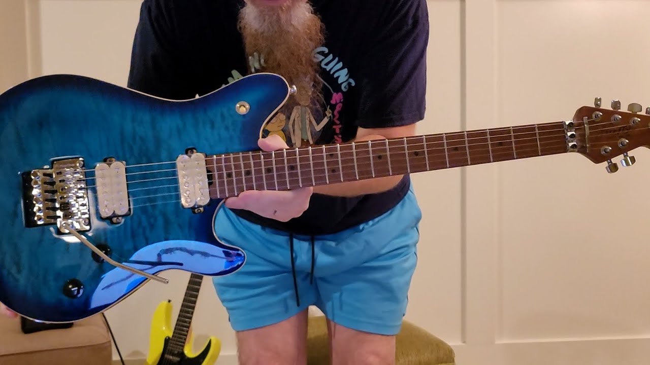 Firefly FFMN Evh style. Aquaburst is just beautiful. Full review.