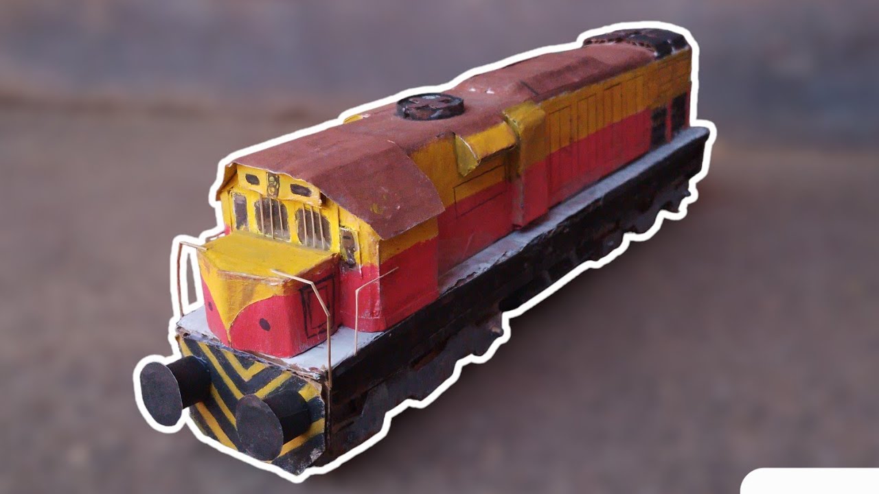 Como hacer un tren de Carton ( trenes Argentinos )