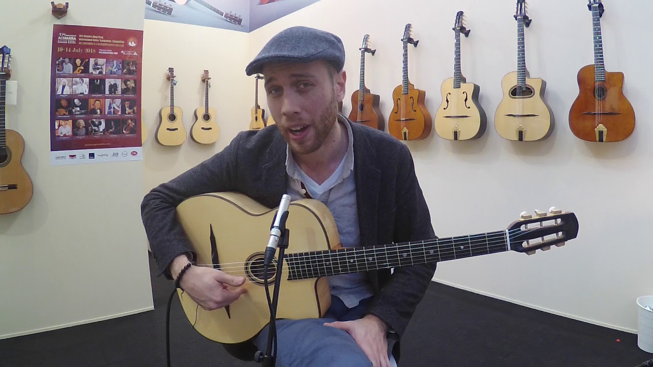 Altamira Guitars: Guitarist Brad Brose at Frankfurt Musikmesse 2018