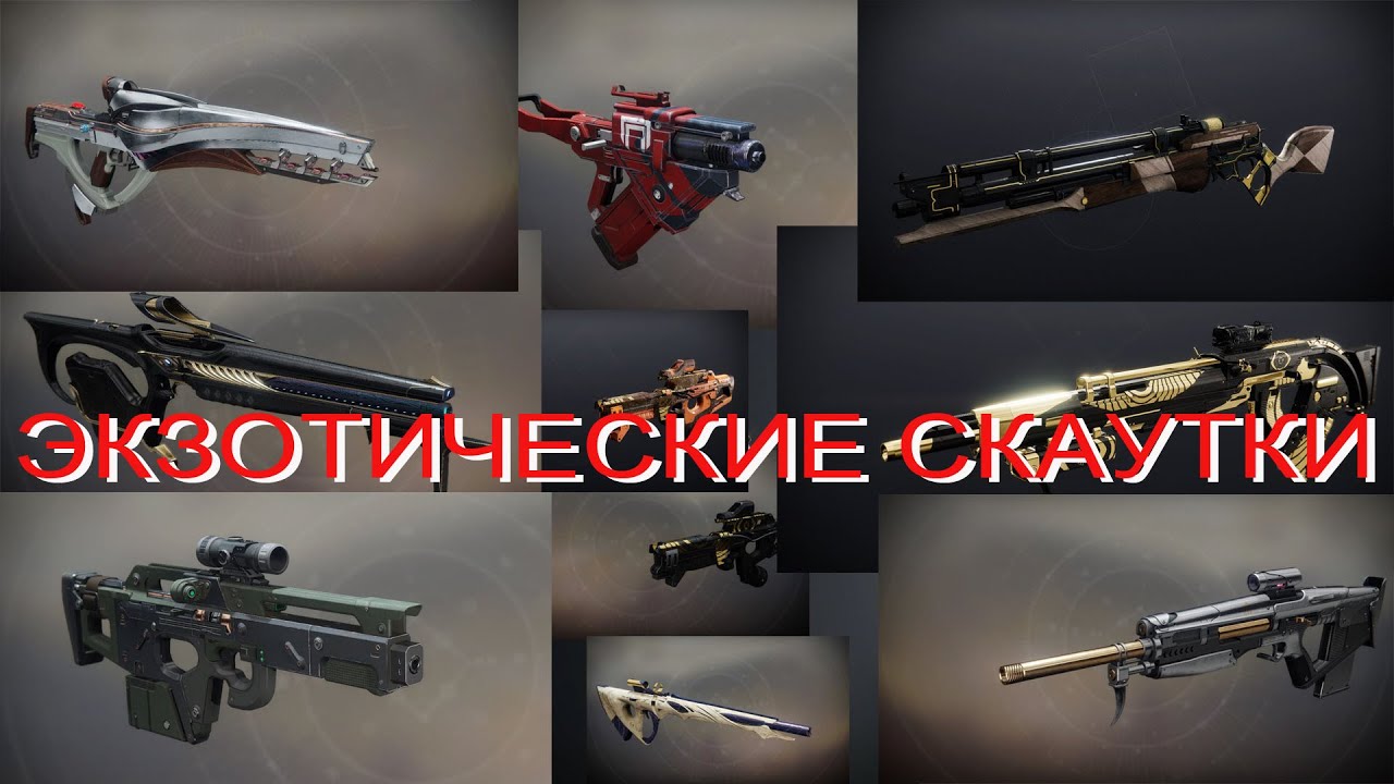Destiny2 Экзотические Винтовки Разведчика (Exotic scout rifle)
