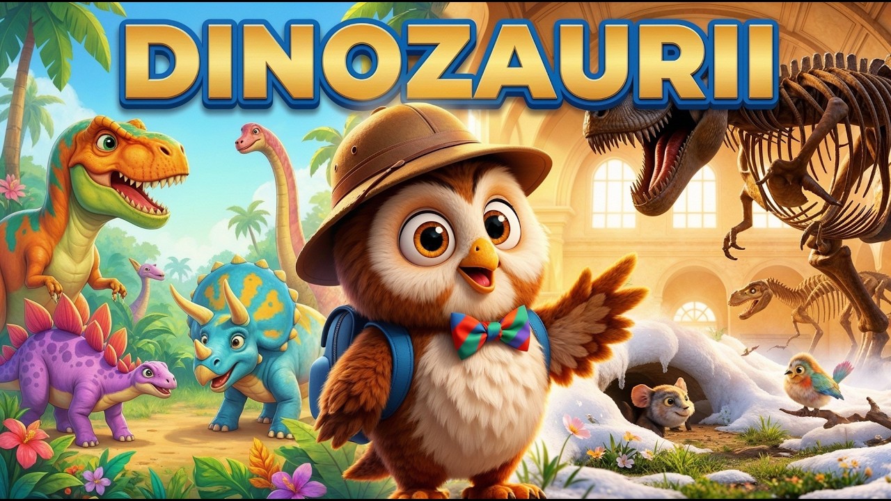 Dinozaurii pe înțelesul copiilor (Cine au fost și ultima lor zi) | Minutul Curios cu Oli